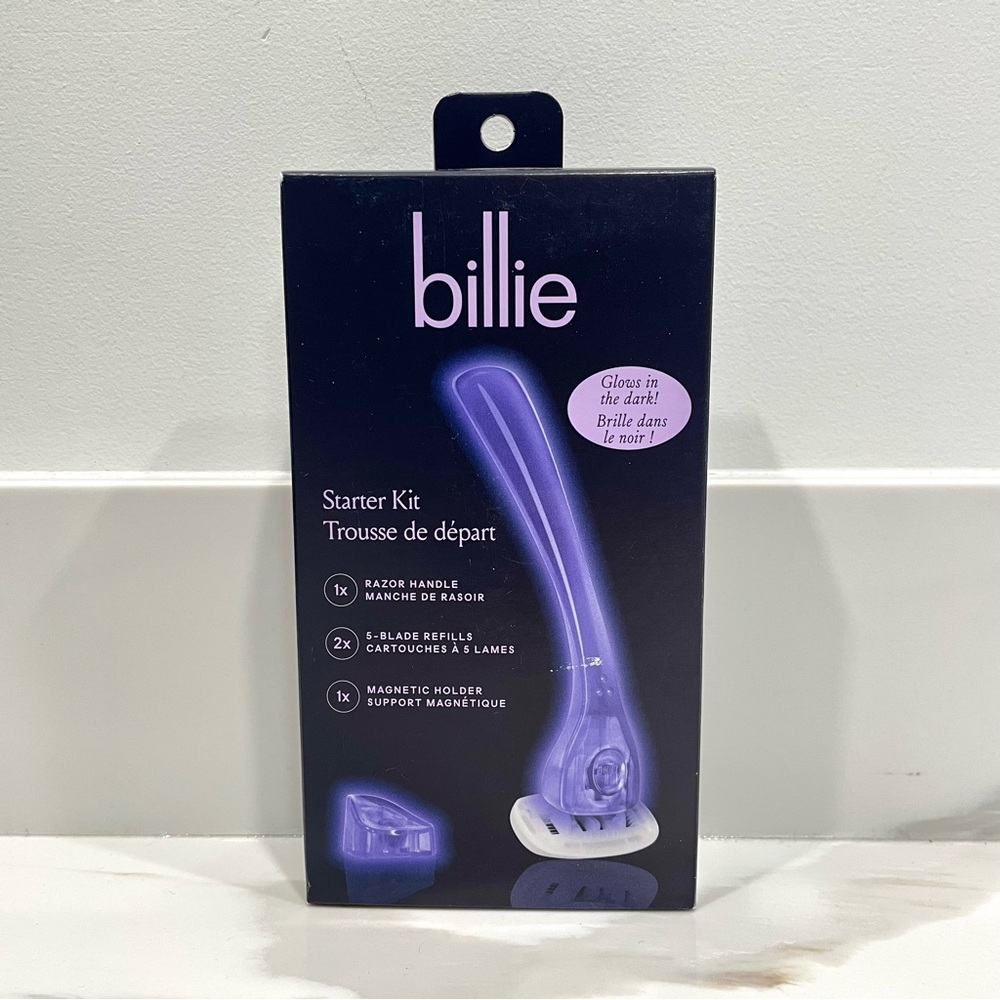 🔵3/$25 NEW Billie Glow-In-The-Dark Razor Starter Kit
